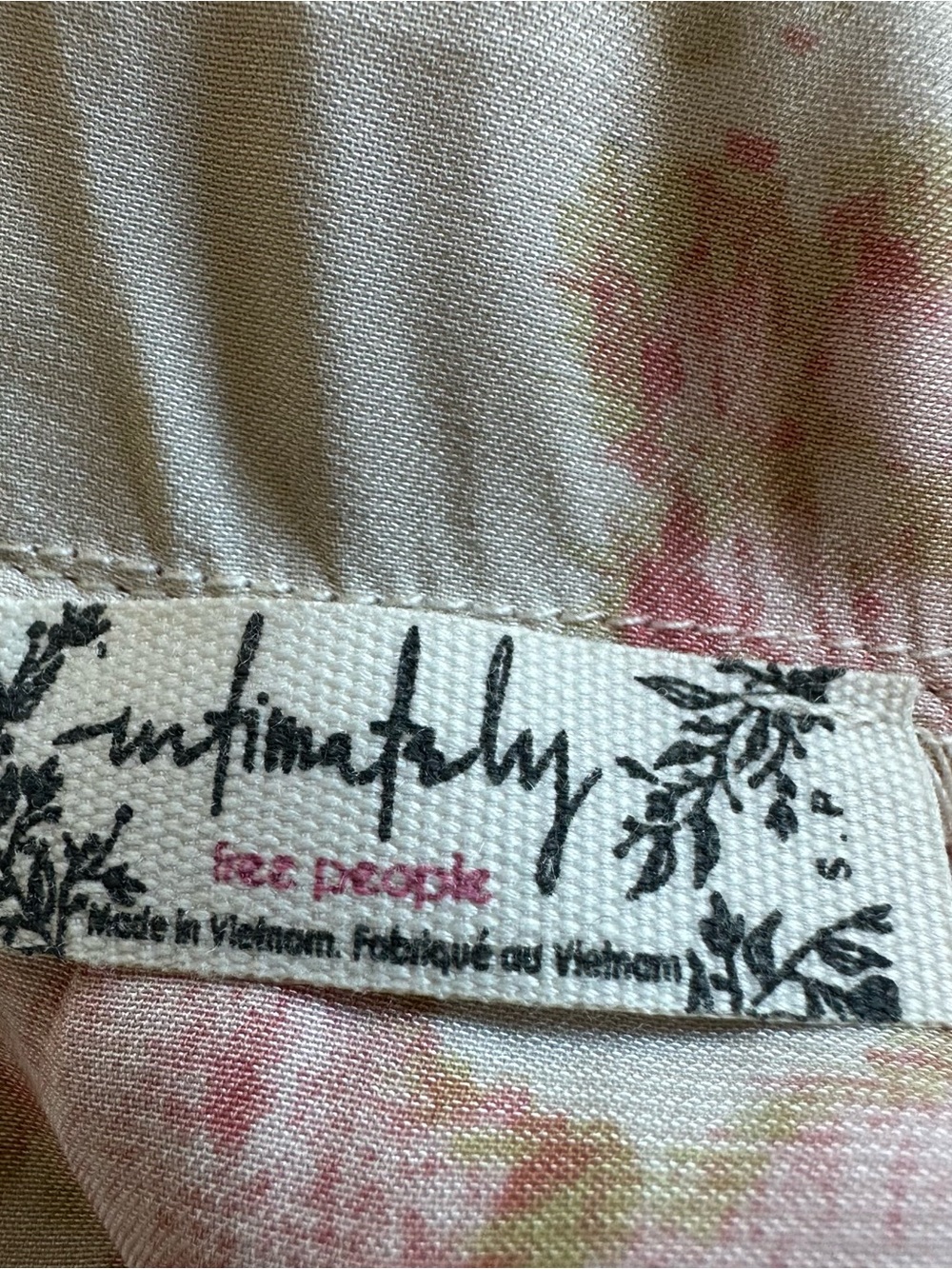 Free People FP Intimately First Date Floral Print Lace Maxi Slip Dress Womens S - Picture 4 of 9
